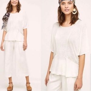 NWT Anthropologie Akemi + Kin Embroidered Top